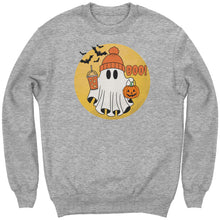 Load image into Gallery viewer, Comfort Colors Halloween Ghost Sweatshirt, Halloween Sweatshirt, Halloween Gift, Trick or Treat Sweatshirt, Spooky Season Sweatshirt Pumpkin