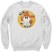 Load image into Gallery viewer, Comfort Colors Halloween Ghost Sweatshirt, Halloween Sweatshirt, Halloween Gift, Trick or Treat Sweatshirt, Spooky Season Sweatshirt Pumpkin