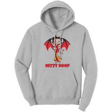 Load image into Gallery viewer, Comfort Colors Halloween Hoodie, Cute Betty Boop Womens Hoodie, Spooky Season, Halloween Gift For Her Cute Devil Halloween Womens Hoodie