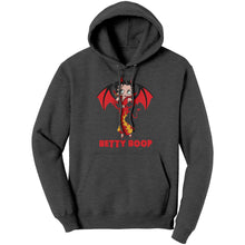 Load image into Gallery viewer, Comfort Colors Halloween Hoodie, Cute Betty Boop Womens Hoodie, Spooky Season, Halloween Gift For Her Cute Devil Halloween Womens Hoodie