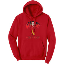 Load image into Gallery viewer, Comfort Colors Halloween Hoodie, Cute Betty Boop Womens Hoodie, Spooky Season, Halloween Gift For Her Cute Devil Halloween Womens Hoodie