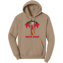Load image into Gallery viewer, Comfort Colors Halloween Hoodie, Cute Betty Boop Womens Hoodie, Spooky Season, Halloween Gift For Her Cute Devil Halloween Womens Hoodie