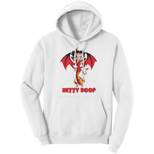 Load image into Gallery viewer, Comfort Colors Halloween Hoodie, Cute Betty Boop Womens Hoodie, Spooky Season, Halloween Gift For Her Cute Devil Halloween Womens Hoodie