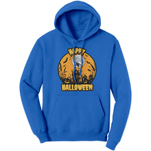 Load image into Gallery viewer, Comfort Colors Happy Halloween Hoodie, Retro Halloween Hoodie, Spooky Season Hoodie, Unisex Halloween Gift For Her, Womens Halloween Hoodie