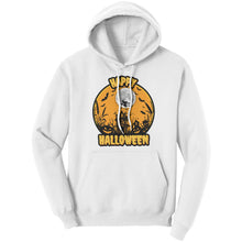 Load image into Gallery viewer, Comfort Colors Happy Halloween Hoodie, Retro Halloween Hoodie, Spooky Season Hoodie, Unisex Halloween Gift For Her, Womens Halloween Hoodie