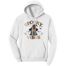 Load image into Gallery viewer, Comfort Colors Spooky Vibes Hoodie, Spooky Season Hoodie, Cute Halloween Hoodie, Funny Halloween Gift, Pumpkin Design Hoodie, Witchy Vibes