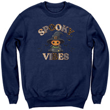 Load image into Gallery viewer, Comfort Colors Spooky Vibes Sweatshirt, Spooky Season Sweatshirt, Cute Halloween Sweatshirt, Funny Halloween Sweatshirt, Trick or Treat Gift