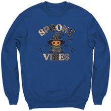 Load image into Gallery viewer, Comfort Colors Spooky Vibes Sweatshirt, Spooky Season Sweatshirt, Cute Halloween Sweatshirt, Funny Halloween Sweatshirt, Trick or Treat Gift