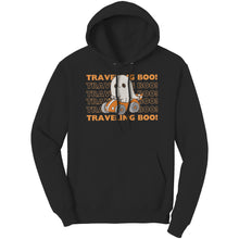Load image into Gallery viewer, Comfort Colors Traveling Boo Hoodie, Cute Halloween Hoodie, Spooky Vibes Hoodie, Funny Halloween Ghost Hoodie, Halloween Gift, Cute Ghost