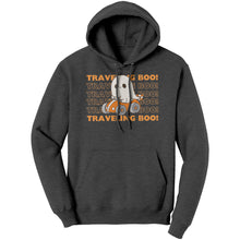 Load image into Gallery viewer, Comfort Colors Traveling Boo Hoodie, Cute Halloween Hoodie, Spooky Vibes Hoodie, Funny Halloween Ghost Hoodie, Halloween Gift, Cute Ghost