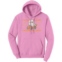 Load image into Gallery viewer, Comfort Colors Traveling Boo Hoodie, Cute Halloween Hoodie, Spooky Vibes Hoodie, Funny Halloween Ghost Hoodie, Halloween Gift, Cute Ghost
