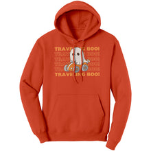 Load image into Gallery viewer, Comfort Colors Traveling Boo Hoodie, Cute Halloween Hoodie, Spooky Vibes Hoodie, Funny Halloween Ghost Hoodie, Halloween Gift, Cute Ghost