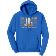 Load image into Gallery viewer, Comfort Colors Traveling Boo Hoodie, Cute Halloween Hoodie, Spooky Vibes Hoodie, Funny Halloween Ghost Hoodie, Halloween Gift, Cute Ghost