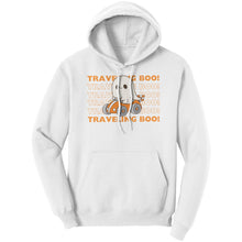 Load image into Gallery viewer, Comfort Colors Traveling Boo Hoodie, Cute Halloween Hoodie, Spooky Vibes Hoodie, Funny Halloween Ghost Hoodie, Halloween Gift, Cute Ghost