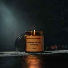 Load image into Gallery viewer, Motivational Scented Candle, Christmas Decor, Housewarming Gift, Fragrance Candle, Holiday Gift. Soy Candle