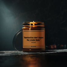 Load image into Gallery viewer, Motivational Scented Candle, Christmas Decor, Housewarming Gift, Fragrance Candle, Holiday Gift. Soy Candle