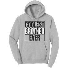 Load image into Gallery viewer, Coolest Brother Hoodie, Brother Sweater, Mens Clothing, Graphic Hoodie, Big Brother Shirt, Christmas Gifts For Older Brother, Family Gift