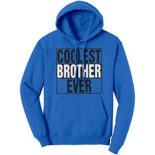 Load image into Gallery viewer, Coolest Brother Hoodie, Brother Sweater, Mens Clothing, Graphic Hoodie, Big Brother Shirt, Christmas Gifts For Older Brother, Family Gift