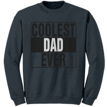 Load image into Gallery viewer, Coolest_Dad_Ever_Sweatshirt_Dad_Sweatsh_Dark_Heather_Mockup.png