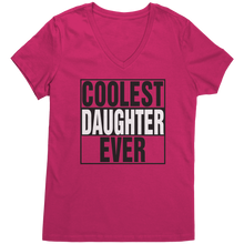 Load image into Gallery viewer, Coolest_Daughter_Ever_Shirt_Daughter_Vn_Dark_Fuchsia_Mockup.png