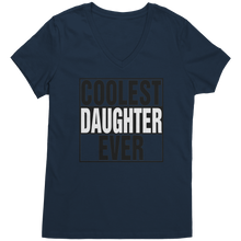 Load image into Gallery viewer, Coolest_Daughter_Ever_Shirt_Daughter_Vn_New_Navy_Mockup.png