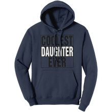 Load image into Gallery viewer, Coolest_Daughter_Hoodie_Best_Daughter_S_Navy_Front_Mockup.png