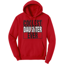 Load image into Gallery viewer, Coolest_Daughter_Hoodie_Best_Daughter_S_Red_Front_Mockup.png