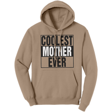 Load image into Gallery viewer, Coolest_Mother_Hoodie_Mama_Hoodie_Mom__Sand_Front_Mockup.png