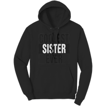 Load image into Gallery viewer, Coolest_Sister_Hoodie_Sister_Sweater_W_Black_Front_Mockup.png