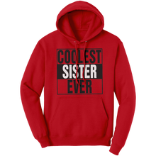 Load image into Gallery viewer, Coolest_Sister_Hoodie_Sister_Sweater_W_Red_Front_Mockup.png
