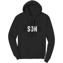 Load image into Gallery viewer, Coolest_Son_Ever_Hoodie_Cute_Son_Hoodie_Black_Front_Mockup.png