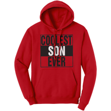 Load image into Gallery viewer, Coolest_Son_Ever_Hoodie_Cute_Son_Hoodie_Red_Front_Mockup.png