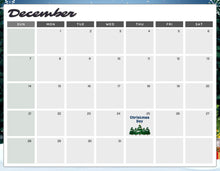 Load image into Gallery viewer, Black Girl Magic 2025 Calendar Printable Planner, Editable Office Calendar 2025, Printable Calendar, Digital Planner, Digital Download PDF