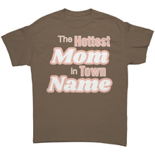 Load image into Gallery viewer, Custom Mom Shirt, The Hottest Mom In Town Shirt, Personalized Mom Shirt With Names Personalized Gift Christmas Gifts For Mom Christmas Shirt