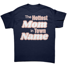 Load image into Gallery viewer, Custom Mom Shirt, The Hottest Mom In Town Shirt, Personalized Mom Shirt With Names Personalized Gift Christmas Gifts For Mom Christmas Shirt