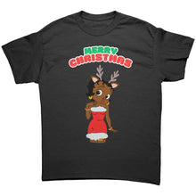 Load image into Gallery viewer, Cute Betty Boop Shirt, Funny Christmas Shirt, Christmas Reindeer Shirt, Christmas Graphic Tee, Christmas Gifts For Her, Womens Clothing Gift