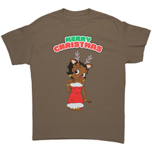 Load image into Gallery viewer, Cute Betty Boop Shirt, Funny Christmas Shirt, Christmas Reindeer Shirt, Christmas Graphic Tee, Christmas Gifts For Her, Womens Clothing Gift