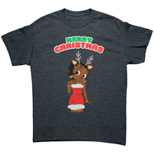 Load image into Gallery viewer, Cute Betty Boop Shirt, Funny Christmas Shirt, Christmas Reindeer Shirt, Christmas Graphic Tee, Christmas Gifts For Her, Womens Clothing Gift