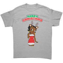Load image into Gallery viewer, Cute Betty Boop Shirt, Funny Christmas Shirt, Christmas Reindeer Shirt, Christmas Graphic Tee, Christmas Gifts For Her, Womens Clothing Gift
