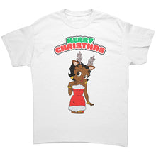 Load image into Gallery viewer, Cute Betty Boop Shirt, Funny Christmas Shirt, Christmas Reindeer Shirt, Christmas Graphic Tee, Christmas Gifts For Her, Womens Clothing Gift