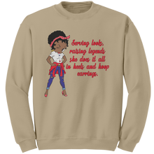 Load image into Gallery viewer, Cute_Betty_Boop_Sweatshirt_Mom_Sweatshi_Sand_Mockup.png