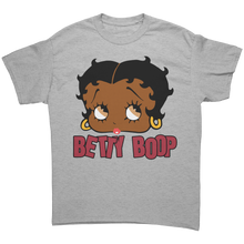 Load image into Gallery viewer, Cute_Betty_Boop_T-Shirt_for_Women_Retro_Sport_Grey_Front_Mockup.png