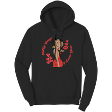 Load image into Gallery viewer, Cute_Betty_Boop_Womens_Hoodie_Betty_Boo_Black_Front_Mockup.png