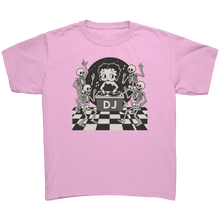 Load image into Gallery viewer, Cute_Halloween_Youth_Shirt_Betty_Boop_T_Light_Pink_Mockup.png