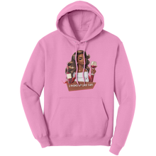 Load image into Gallery viewer, Cute_Valentines_Hoodie_I_Woke_Up_Like_T_Light_Pink_Front_Mockup.png