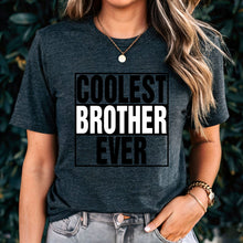 Load image into Gallery viewer, Comfort Colors Big Brother Shirt, Coolest Brother Ever Shirt, Brother Tshirt, Mens Clothing, Family Shirt, Graphic Tees, Christmas Gifts