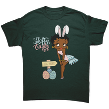 Load image into Gallery viewer, Easter_Shirt_Easter_Egg_Shirt_Betty_Bo_Forest_Green_Mockup.png