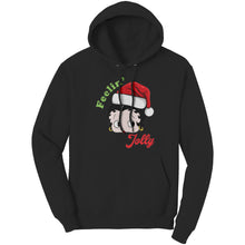 Load image into Gallery viewer, Feeling Jolly Hoodie, Betty Boop Christmas Hoodie, Unique Holiday Gift for Her, Women's Christmas Sweater, Betty Boop Hoodie, Womens Hoodie
