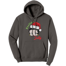 Load image into Gallery viewer, Feeling Jolly Hoodie, Betty Boop Christmas Hoodie, Unique Holiday Gift for Her, Women's Christmas Sweater, Betty Boop Hoodie, Womens Hoodie