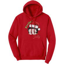 Load image into Gallery viewer, Feeling Jolly Hoodie, Betty Boop Christmas Hoodie, Unique Holiday Gift for Her, Women's Christmas Sweater, Betty Boop Hoodie, Womens Hoodie
